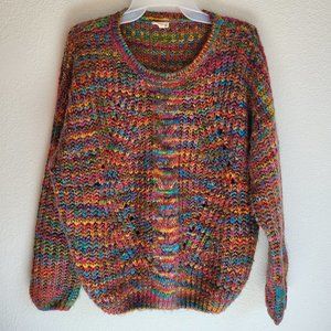 Hem and Thread multicolor sweater size S/M